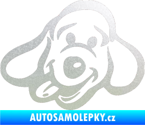 Samolepka Pes 078 levá pískované sklo
