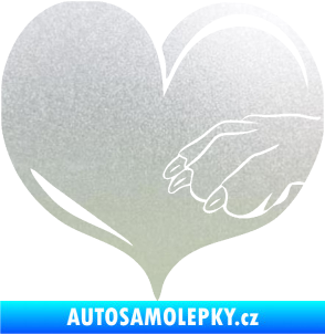 Samolepka Pes 102 pravá packa pískované sklo
