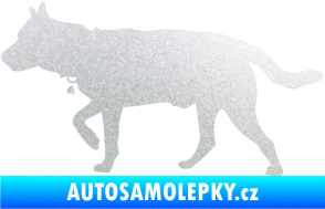 Samolepka Pes 121 levá německý ovčák pískované sklo