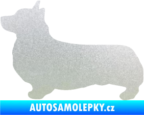 Samolepka Pes 164 levá Welsh Corgi Pembroke pískované sklo