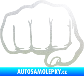 Samolepka Pěst 002 levá pískované sklo
