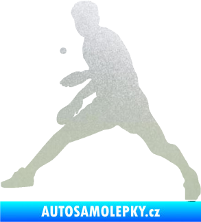 Samolepka Ping pong 002 levá pískované sklo