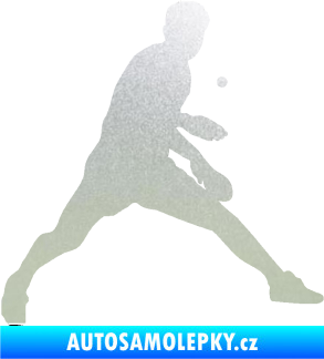Samolepka Ping pong 002 pravá pískované sklo