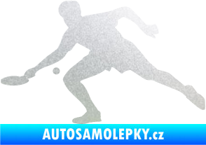 Samolepka Ping pong 001 levá pískované sklo