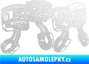 Samolepka Písty pravá pískované sklo