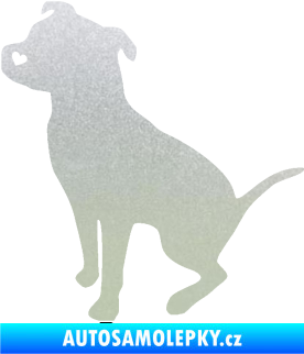 Samolepka Pitbull 005 levá pískované sklo