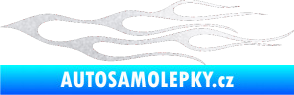 Samolepka Plameny 021 pískované sklo
