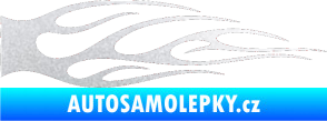 Samolepka Plameny 059 pískované sklo