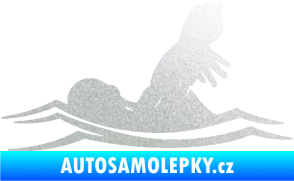Samolepka Plavání 005 levá pískované sklo