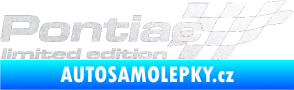 Samolepka Pontiac limited edition pravá pískované sklo