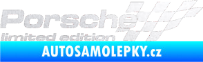 Samolepka Porsche limited edition pravá pískované sklo