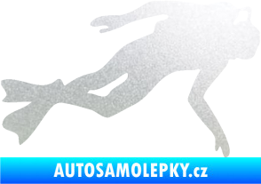 Samolepka Potápěč 002 pravá pískované sklo