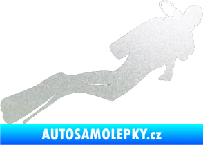 Samolepka Potápěč 005 pravá pískované sklo