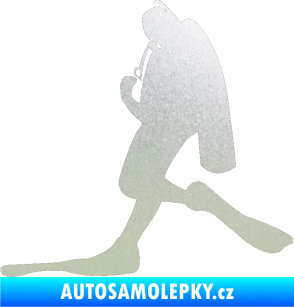 Samolepka Potápěč 007 levá pískované sklo