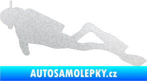 Samolepka Potápěč 009 levá pískované sklo