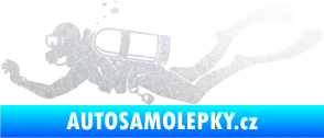 Samolepka Potápěč 011 levá pískované sklo