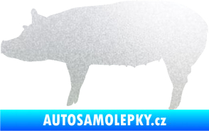 Samolepka Prase 002 levá pískované sklo