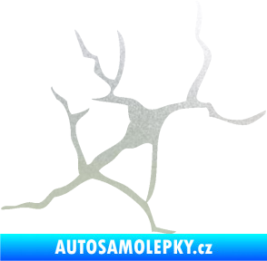 Samolepka Prasklina 004 pískované sklo