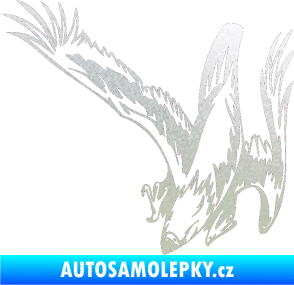 Samolepka Predators 069 levá pískované sklo