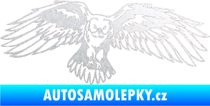 Samolepka Predators 077 pravá sova pískované sklo