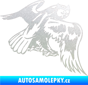 Samolepka Predators 100 pravá sova pískované sklo