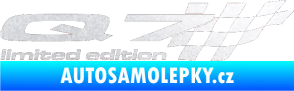 Samolepka Q7 limited edition pravá pískované sklo