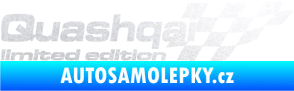 Samolepka Quashqai limited edition pravá pískované sklo