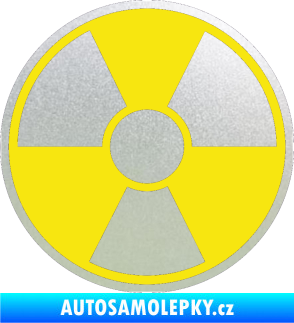 Samolepka Radioactive barevný pískované sklo
