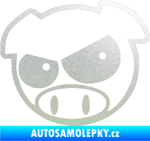 Samolepka Rally pig 002 levá pískované sklo