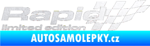 Samolepka Rapid limited edition pravá pískované sklo