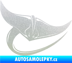 Samolepka Rejnok 001 pravá pískované sklo