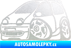 Samolepka Renault Twingo karikatura levá pískované sklo