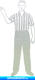 Samolepka Rozhodčí 001 levá pískované sklo
