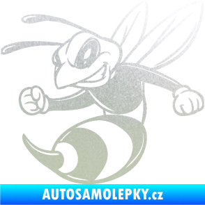 Samolepka Rozzuřená vosa 006 levá pískované sklo