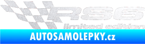 Samolepka RS6 limited edition levá pískované sklo