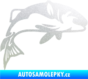 Samolepka Ryba 010 pravá pískované sklo