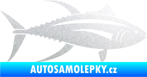 Samolepka Ryba 013 pravá tuňák pískované sklo
