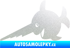 Samolepka Ryba 023 piloun levá pískované sklo