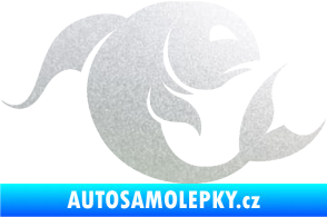 Samolepka Ryby 002 pravá pískované sklo