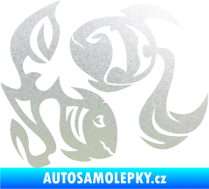 Samolepka Ryby 003 levá pískované sklo