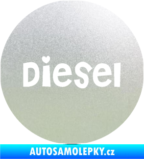 Samolepka Samolepka na víčko od nádrže 006 diesel pískované sklo