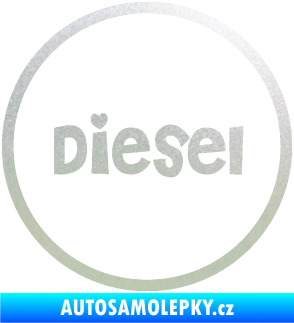 Samolepka Samolepka na víčko od nádrže 007 diesel pískované sklo