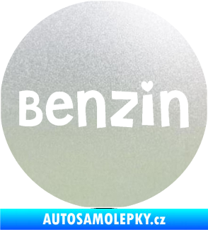 Samolepka Samolepka na víčko od nádrže 008 benzín pískované sklo