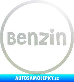 Samolepka Samolepka na víčko od nádrže 009 benzín pískované sklo