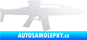 Samolepka Samopal 002 pravá pískované sklo