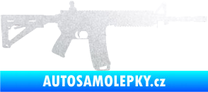 Samolepka Samopal 004 pravá pískované sklo