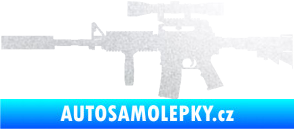 Samolepka Samopal 006 levá pískované sklo