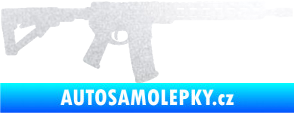 Samolepka Samopal 007 pravá pískované sklo