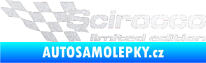 Samolepka Scirocco limited edition levá pískované sklo