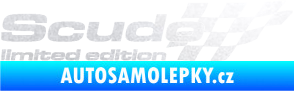 Samolepka Scudo limited edition pravá pískované sklo
